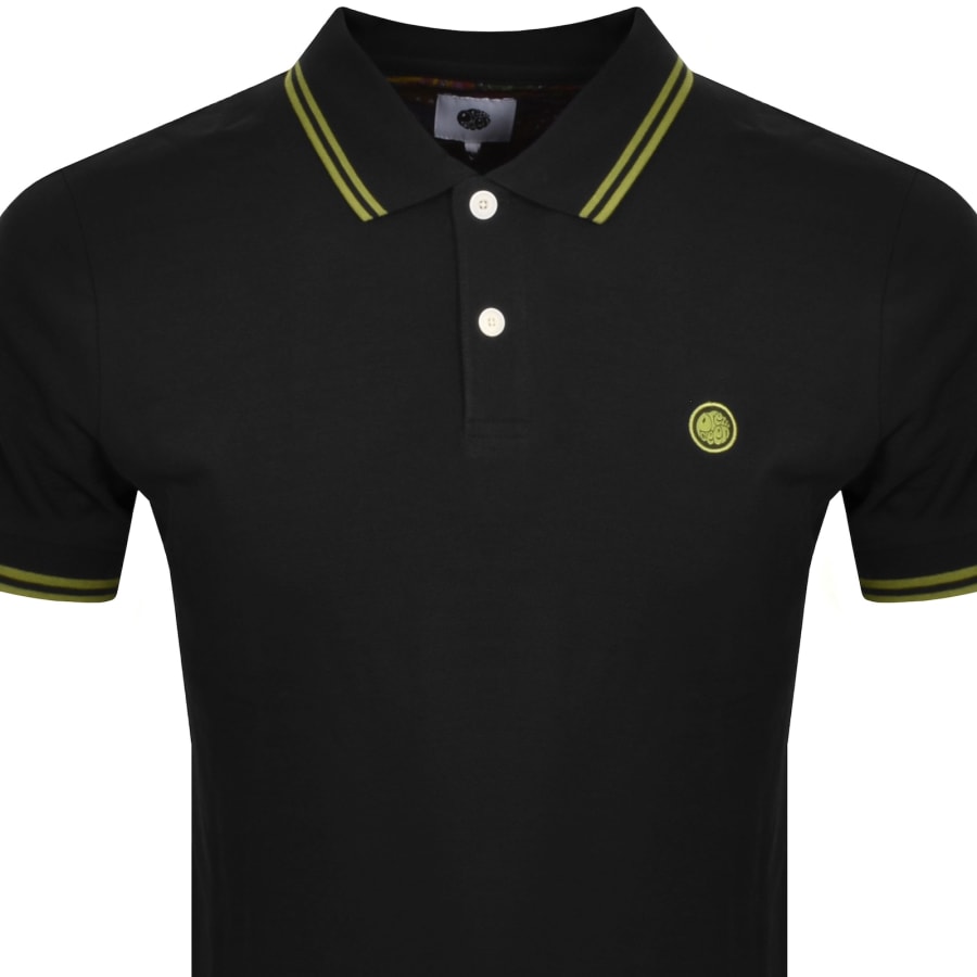 Pretty Green 15th Anniversary Polo T Shirt Black
